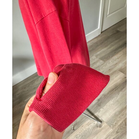 Athleta Coaster Luxe Sweatshirt in Salutation Stripe Matador Red - Picture 10 of 12